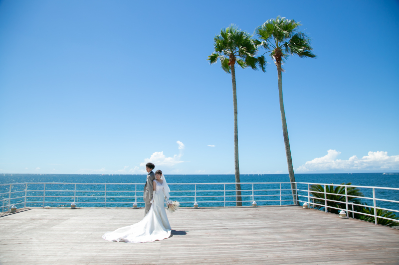 青×青　開放感がある撮影会場