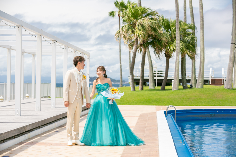 素敵なカラードレスもたくさんご準備があります