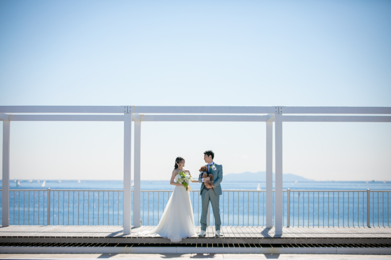 リビエラ逗子マリーナ_ペットと一緒に撮影できる