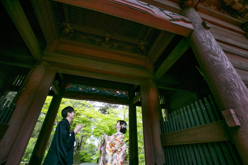 様々な撮影スポットでおふたりの自然な表情を