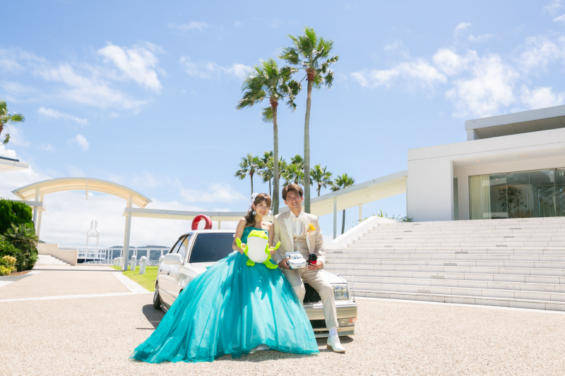 ☆火曜日・水曜日限定☆ドレス2着大満足フォトプラン（データ150カット・衣装・小物・美容・小物・ブーケ付き）