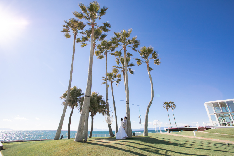 【３つのロケーションエリア＋チャペル撮影】24Pアルバム・データ300カット付きリビエラ逗子マリーナロケーションプラン