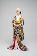 千代見草に鶴　IU01113