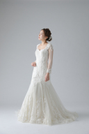 切替レース　長袖付き（WD00302）