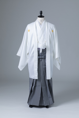 白色紋付・袴仙台平