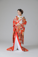 鶴・雪輪文様（IU15527）