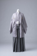 ライトグレー✕市松模様