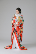 鶴・牡丹（IU04046）