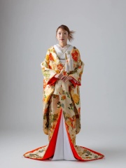 手毬松竹梅/クリーム　(IU00674)