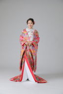 鳳凰・唐草・ピンク(IU00464)