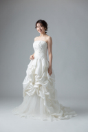 胸元ビーズスカラップタックフリル(WD00010)