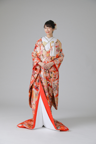 鳳凰・四季花・ゴールド(IU04014)