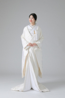 青海波・鶴・アイボリー(WU10004)