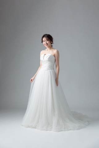 胸元Vタックビージング(60490)