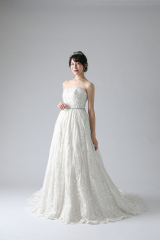 総レースウエスト細ビジュー（WD00075)