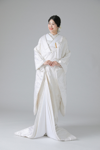 鶴・牡丹・純白(WU04004)