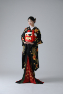 黒・赤・ゴールド・毬(FU04004)