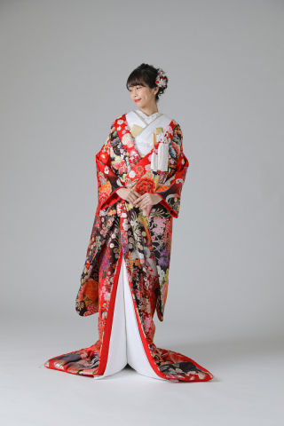 鳳凰・牡丹・桔梗・赤黒(IU04015)