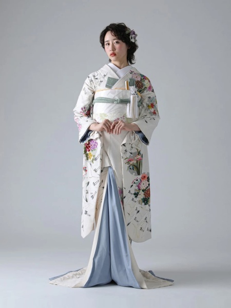 鶴・丸花・白(FU04002)