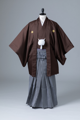 ブラウン紋付・仙台平