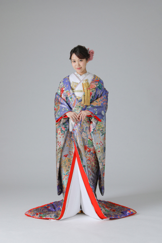 唐草・鳳凰・四季花（IU09521）