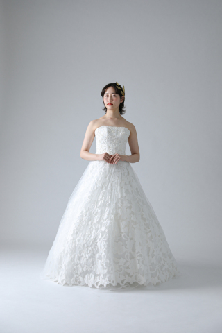 総カットレース　サイドビックモチーフ(WD62999)