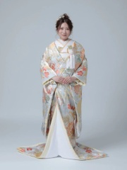 古典百文花/ブルー水色（IU00639）