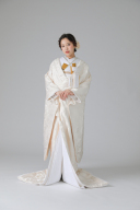 桜・梅・菊・鶴・御所車・若松・アイボリー(WU12523)