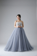 グレーホワイトトップス刺繍(ED00026)