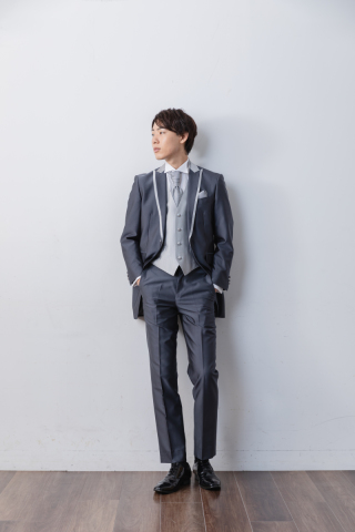 襟シルバーパイピング