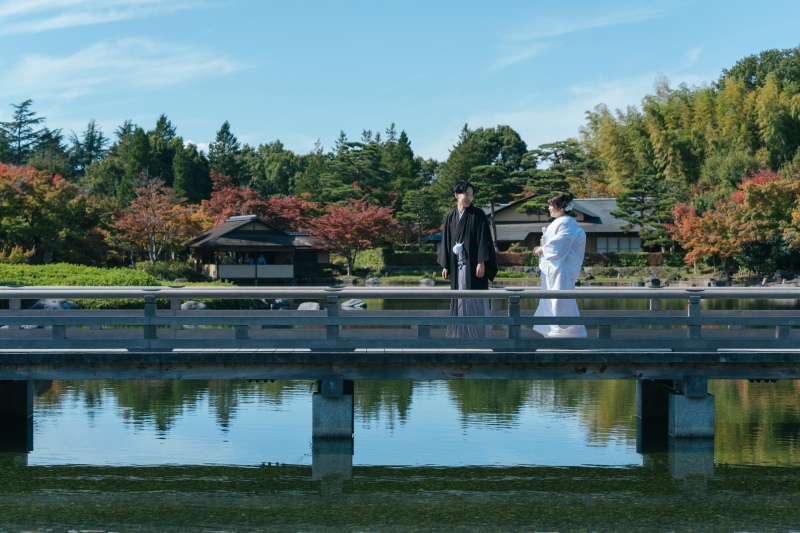 橋を渡りながら