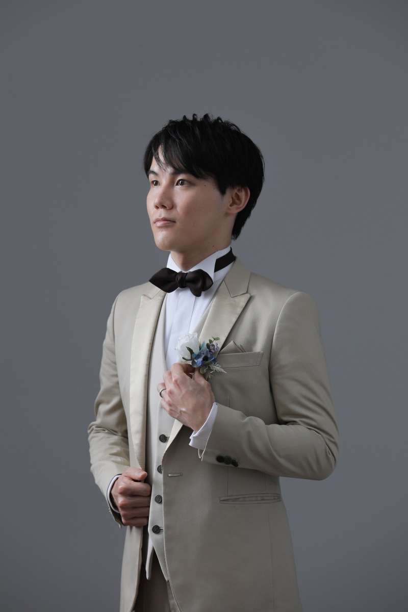 ご新郎様のソロショット
