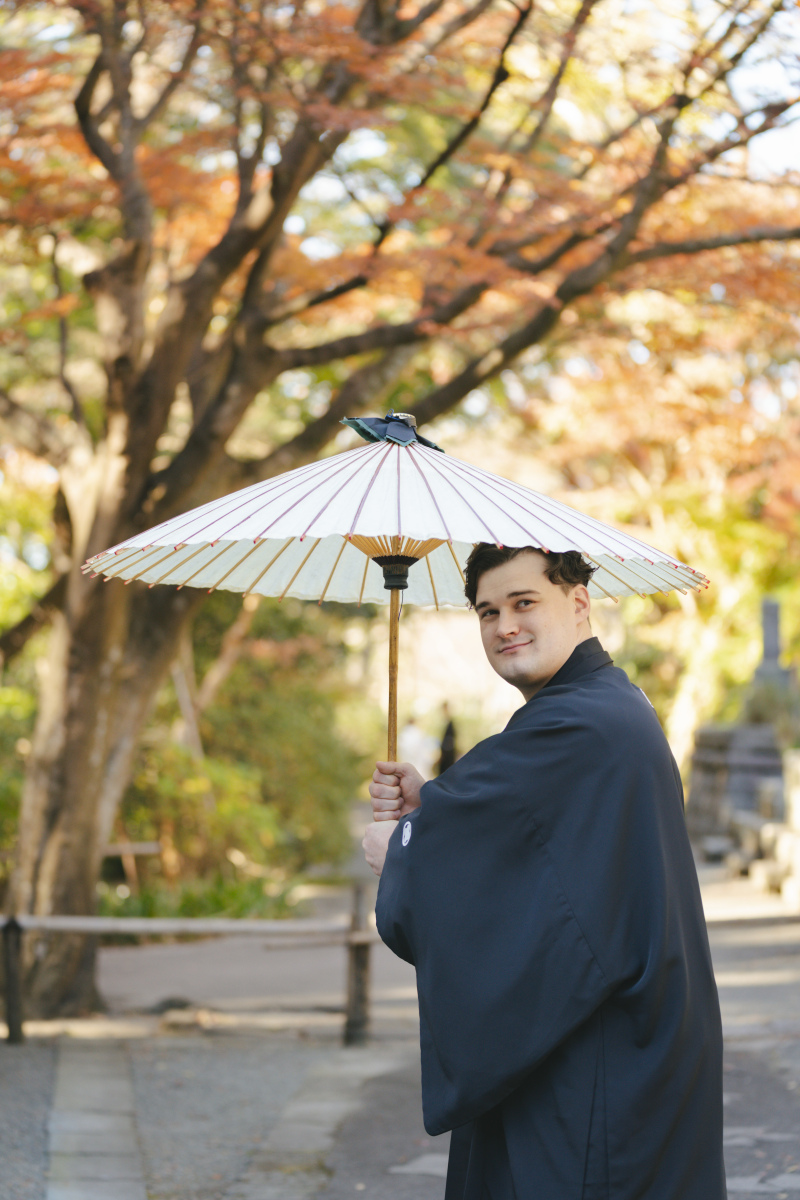 お茶目なご新郎様