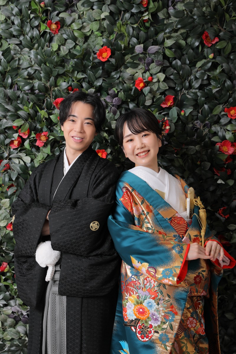 椿でかっこよく