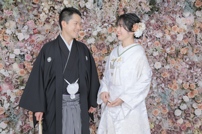 結びショット。