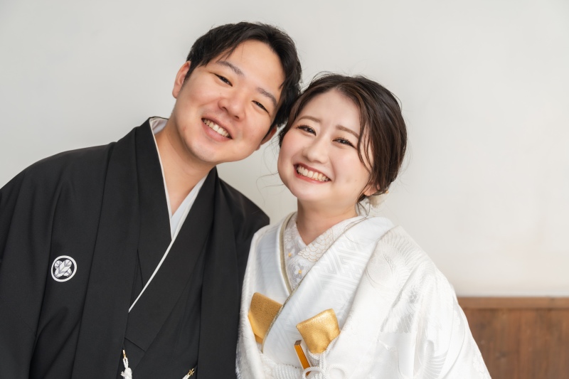 ニコッと笑顔で!