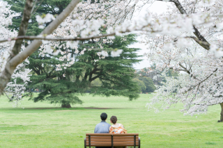 和装の昭和記念公園