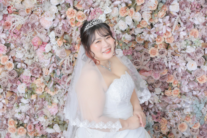 ご新婦様のソロショット。