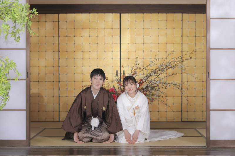 正座ショット。