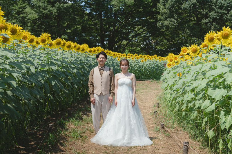 ぽつんと立って