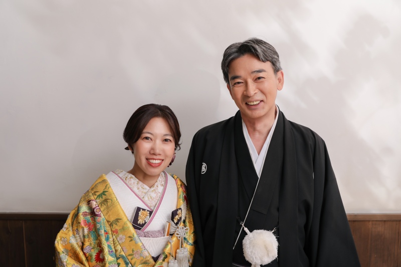 二人のペースで楽しむウェディングフォト