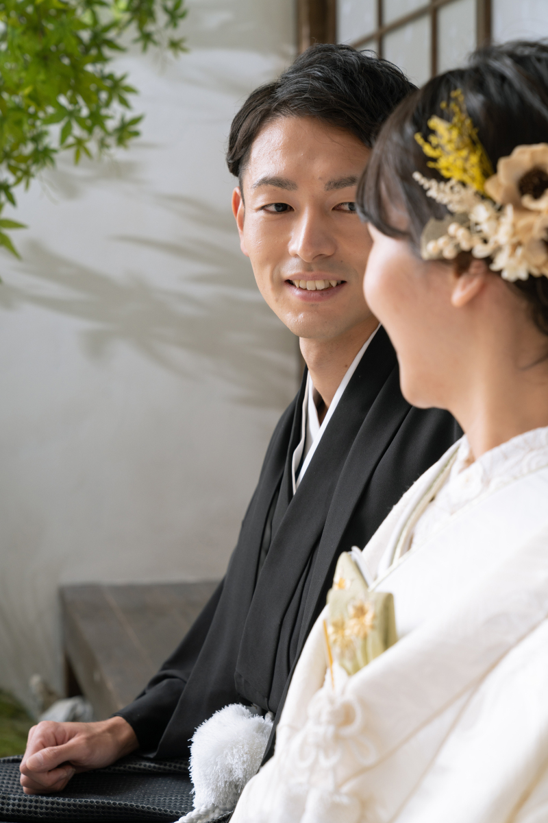 ご新郎様の表情
