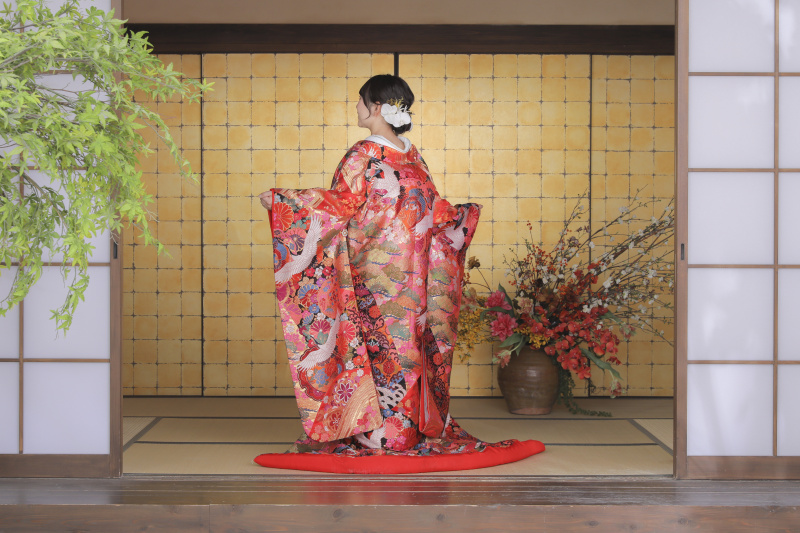 ご新婦様の後ろ姿