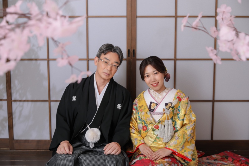 縁側×桜
