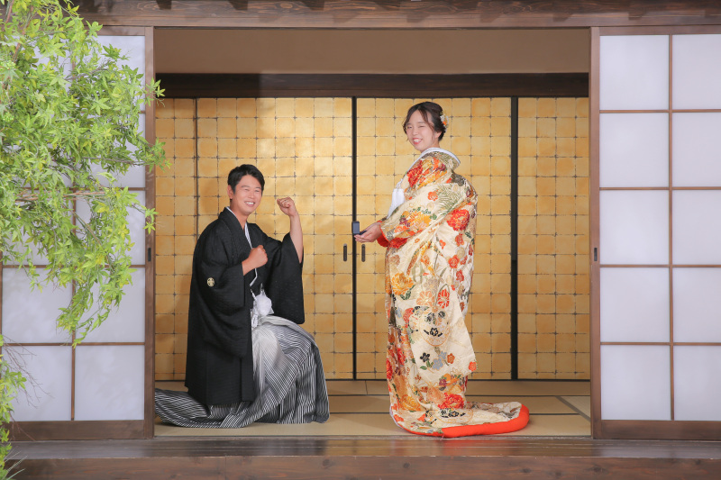 屋内庭園で幸せフォト撮影!