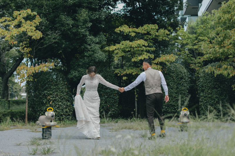 自然体なウェディングフォト