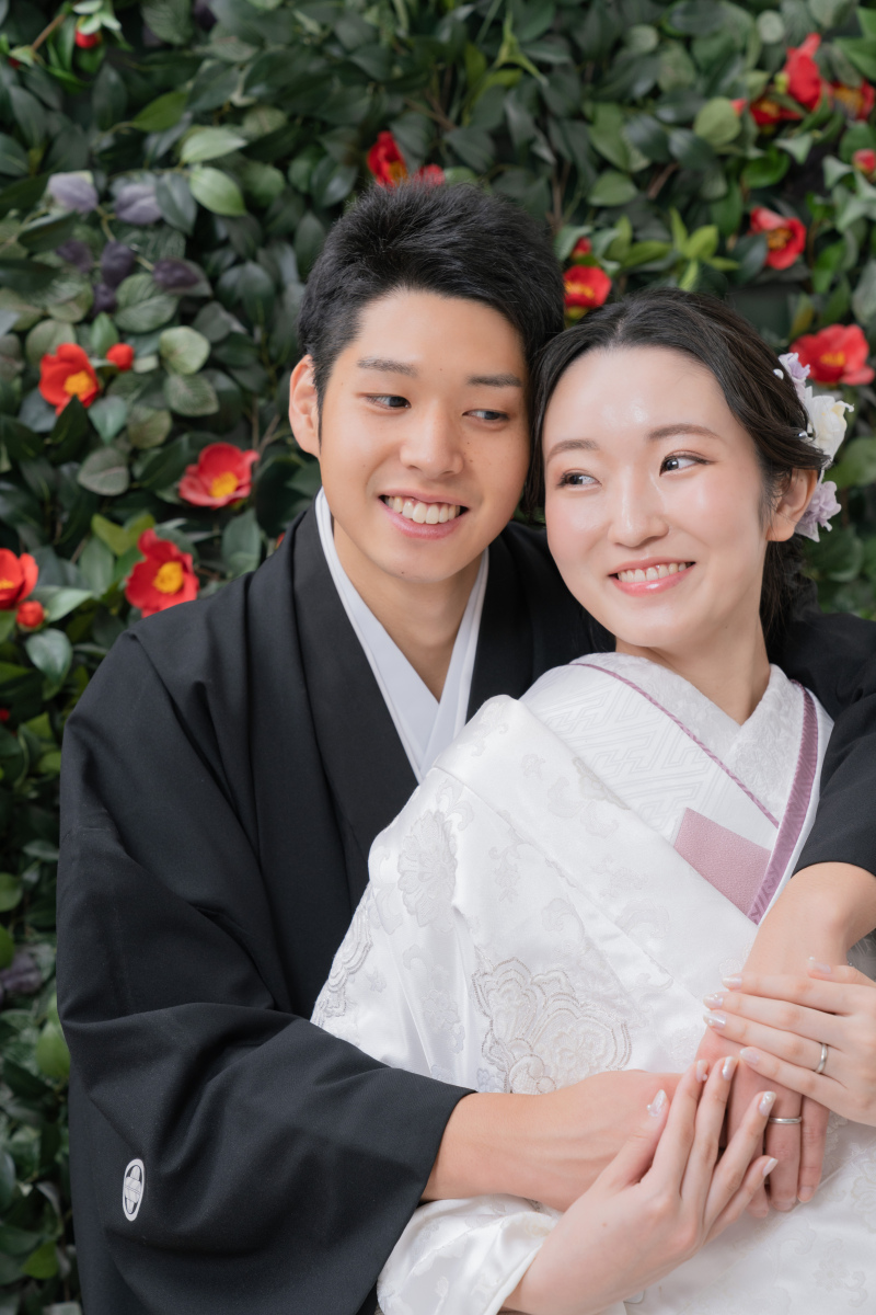 ぎゅっと寄り添って