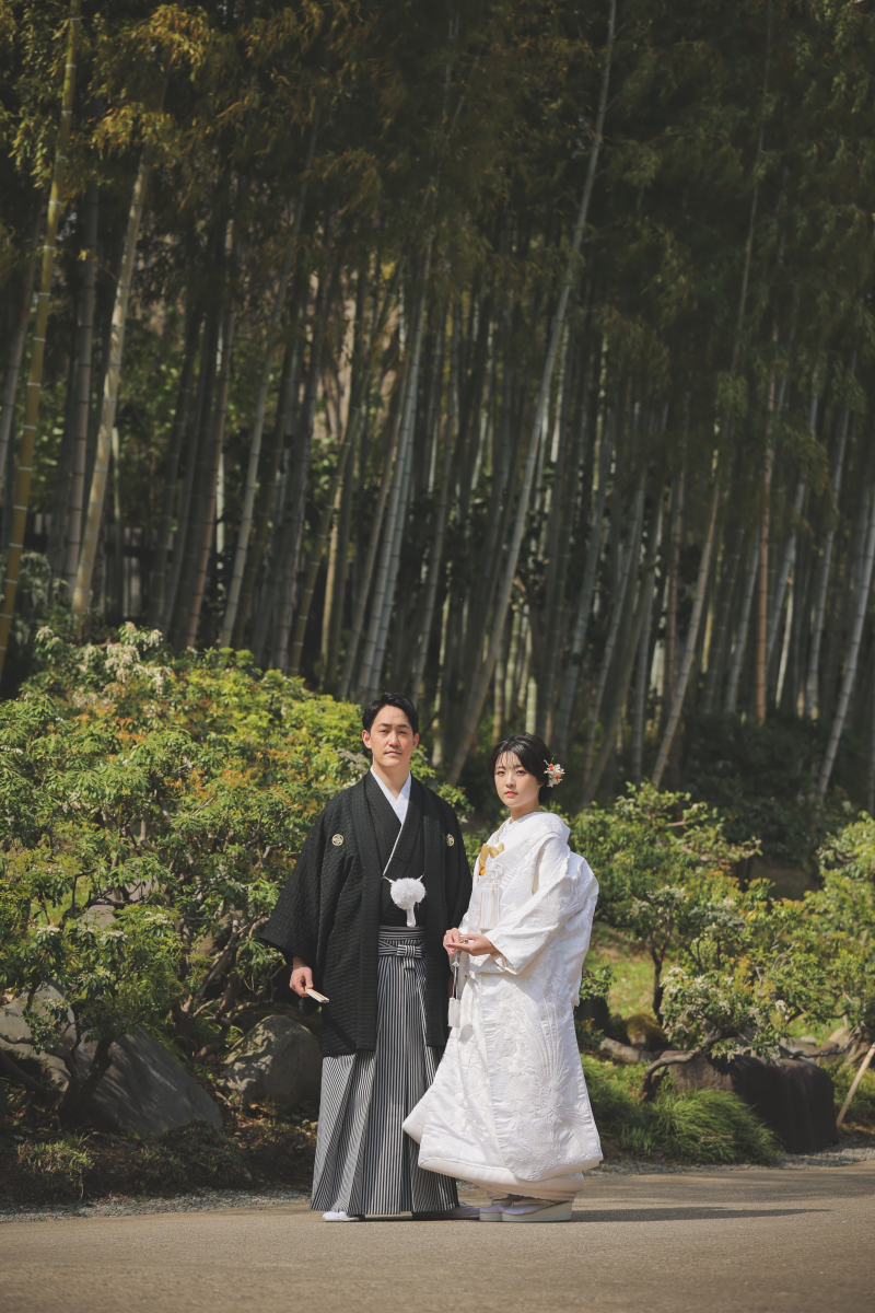 かっちりと残す一枚も。