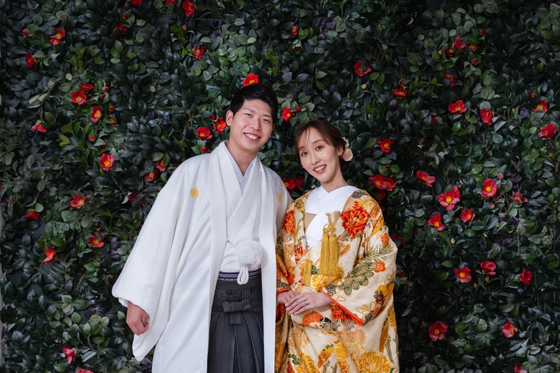 まずはお二人での撮影!