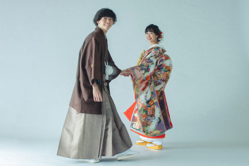 シンプル×色打掛